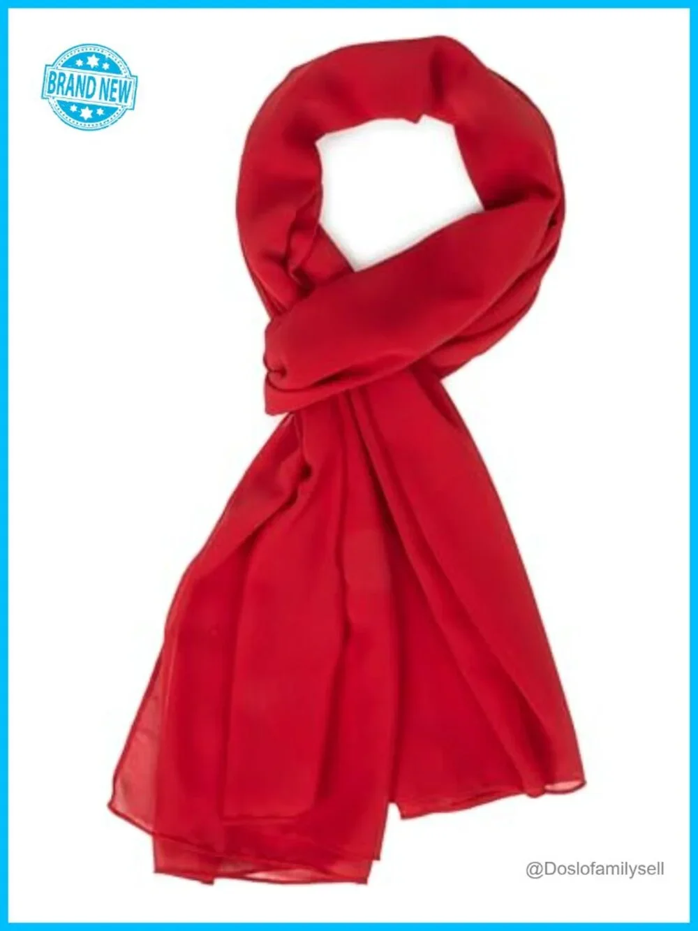 Lightweight Chiffon Scarf Long Solid Fashion Shawl Wrap